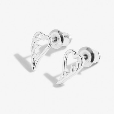 Joma Jewellery Beautifully Boxed 'Guardian Angel' Earrings - Silver