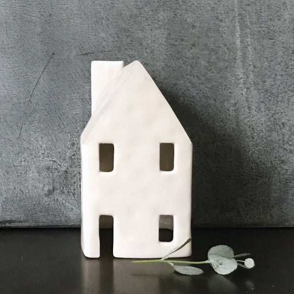 East of India Porcelain Mini Tealight House