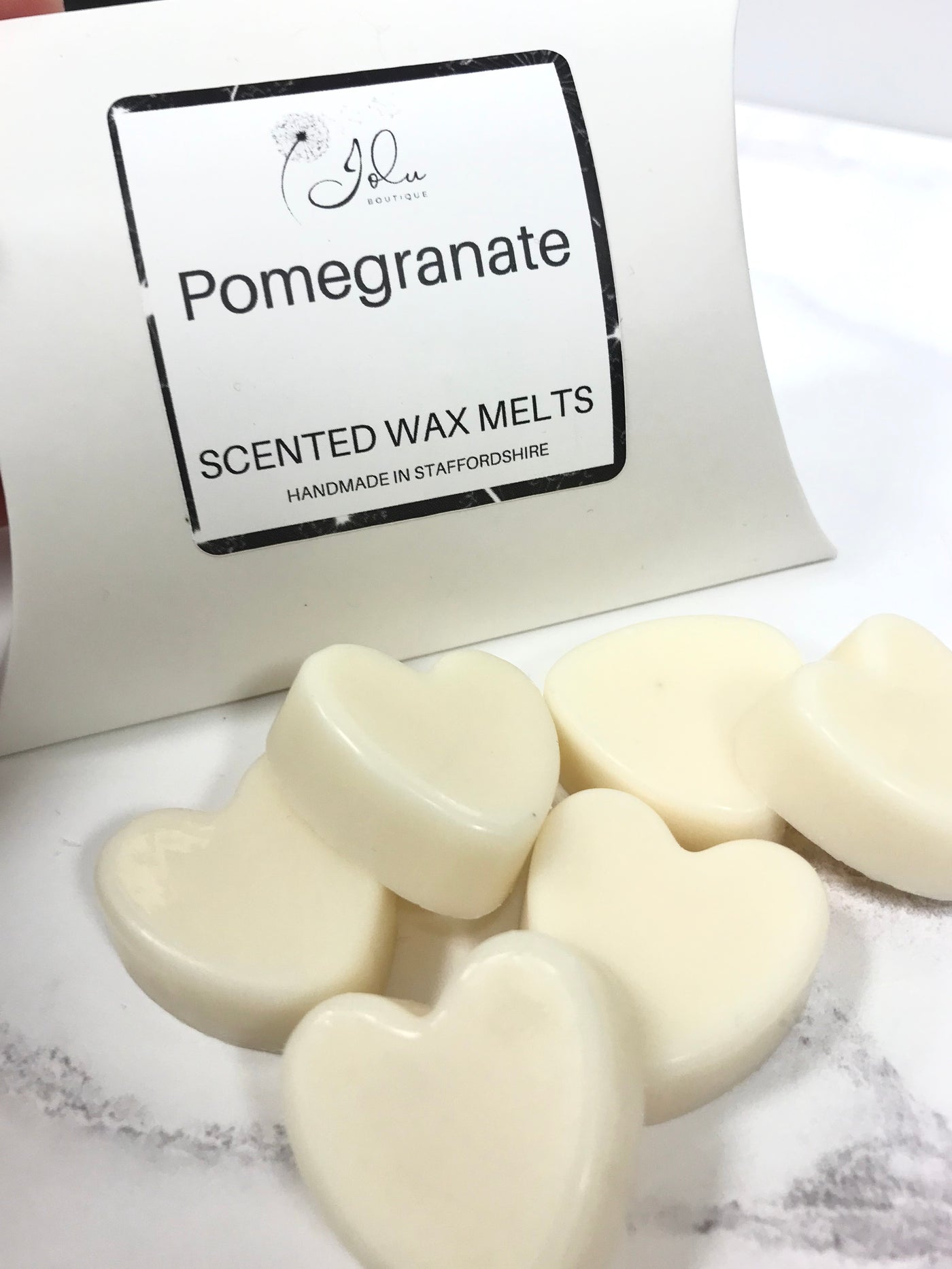 Jolu Boutique Pomegranate Soy Wax Melts - Pack 6 Hearts