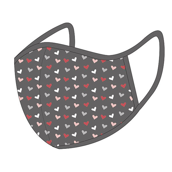 The Art File - Face covering - Ditsy Heart Print