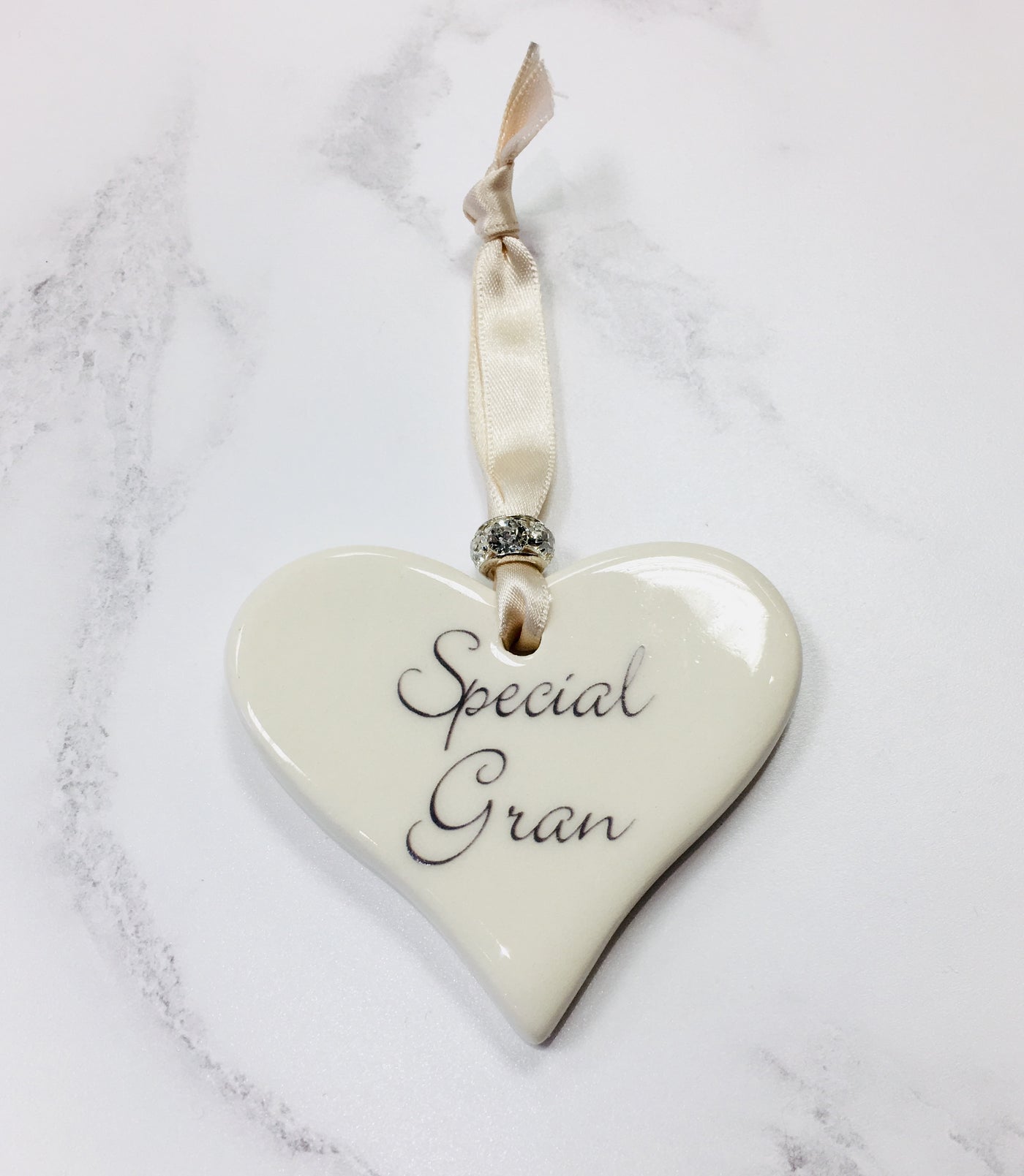 Dimbleby Ceramics Sentiment Hanging Heart - Special Gran