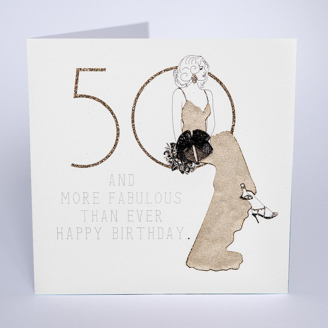 Five Dollar Shake 50 & Fabulous Birthday Card