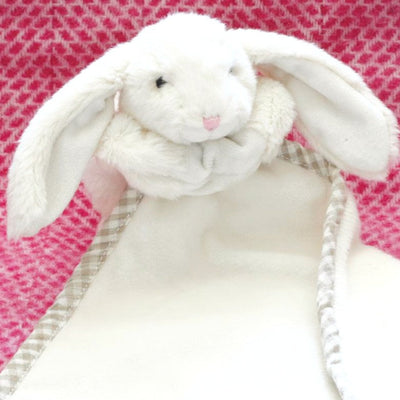 Jomanda Small Bunny Snuggle Comforter toy - Cream