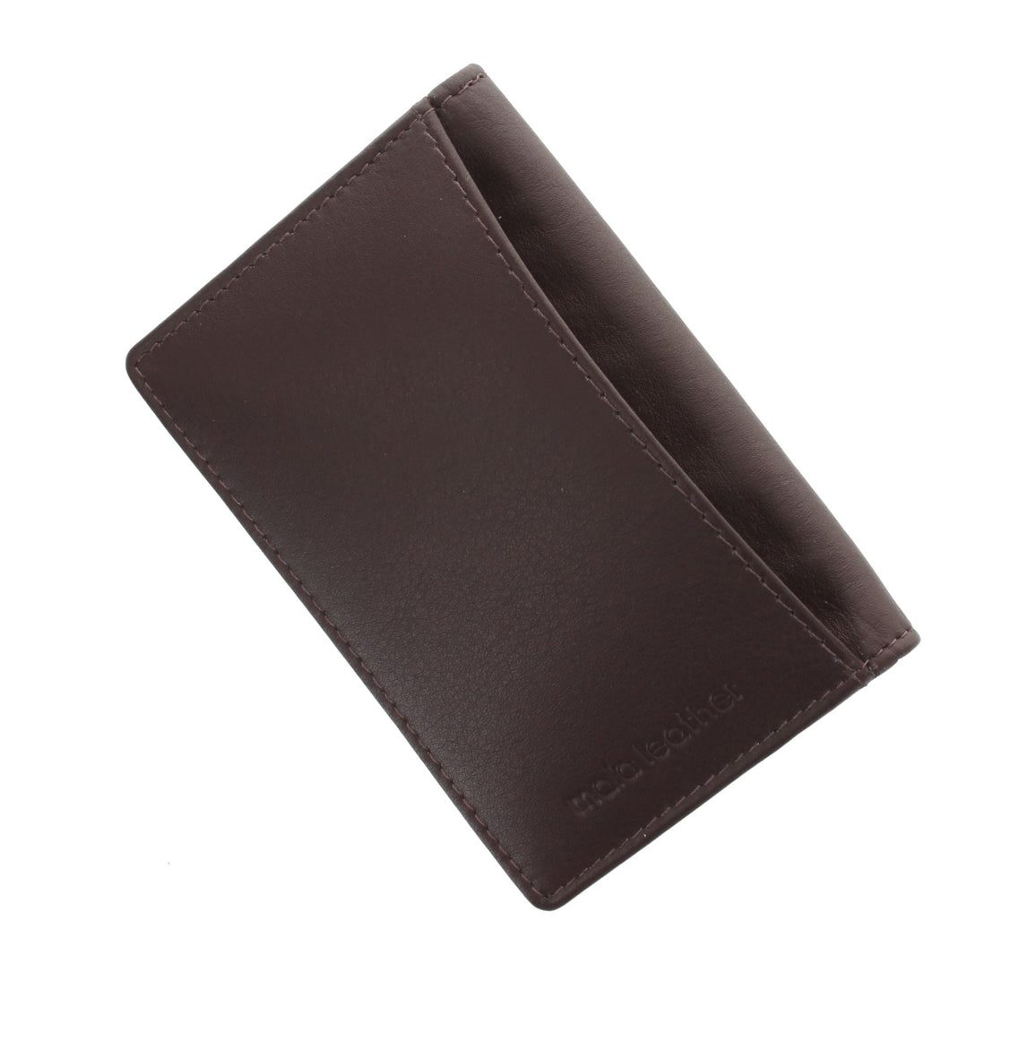 Mala Leather Origin Card Holder with RFID Protection (610 5) - Brown