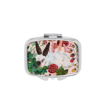 Mrytle Woods Bunny Compact Mirror & Mint Lip Balm