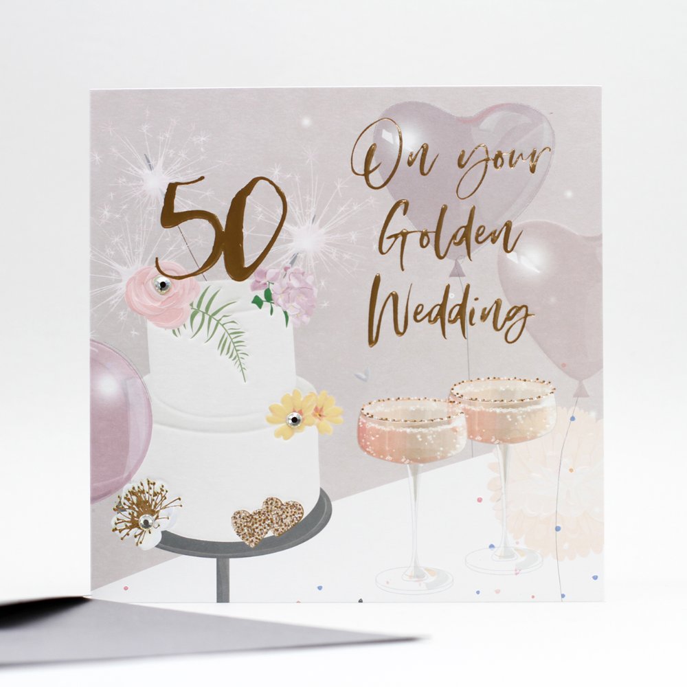 Belly Button 50 on your Golden Anniversary Cake Card