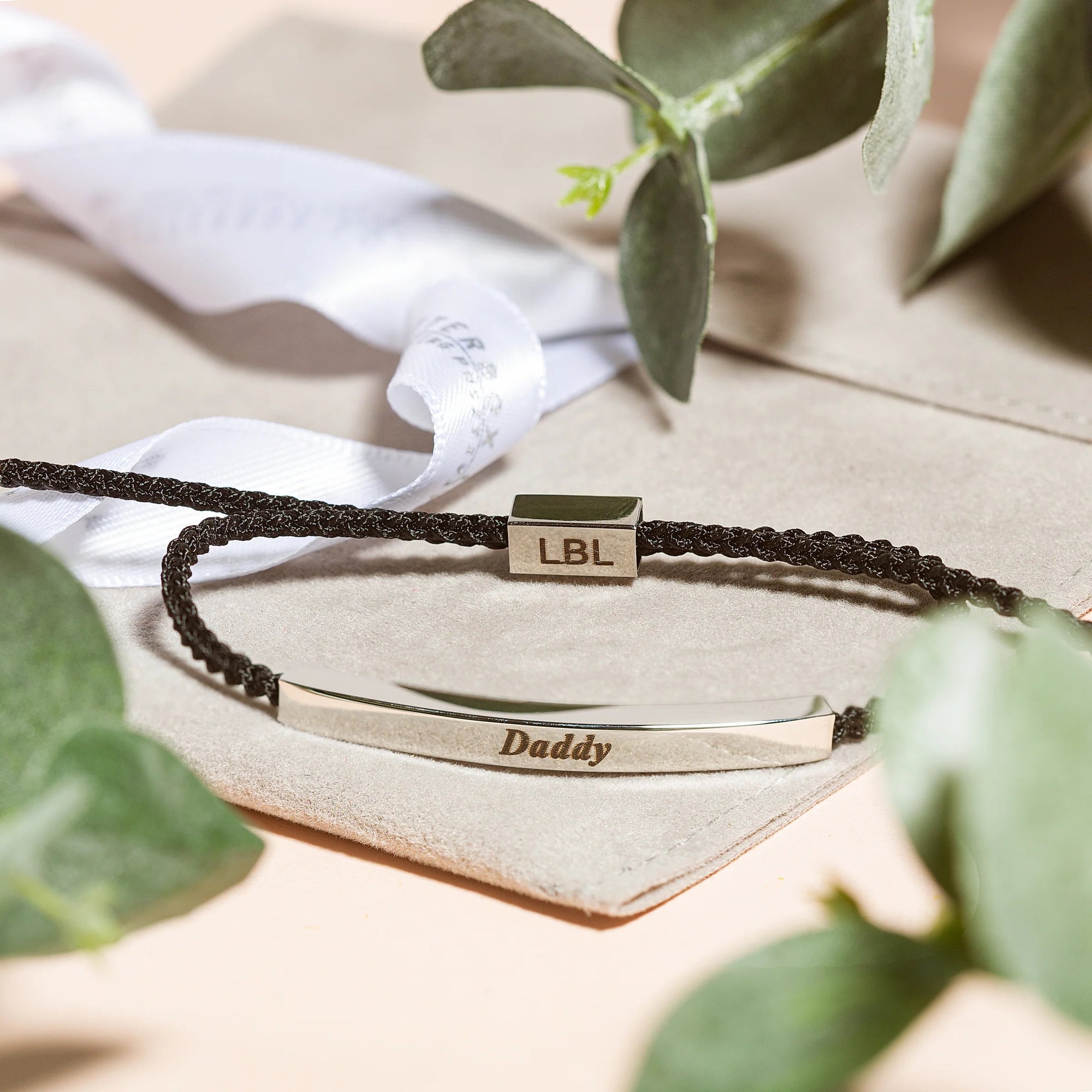Letterbox Love MENS Cord Bracelet -Daddy to Be