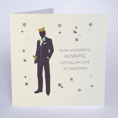 Five Dollar Shake Wonderful Husband Christmas LARGE Card