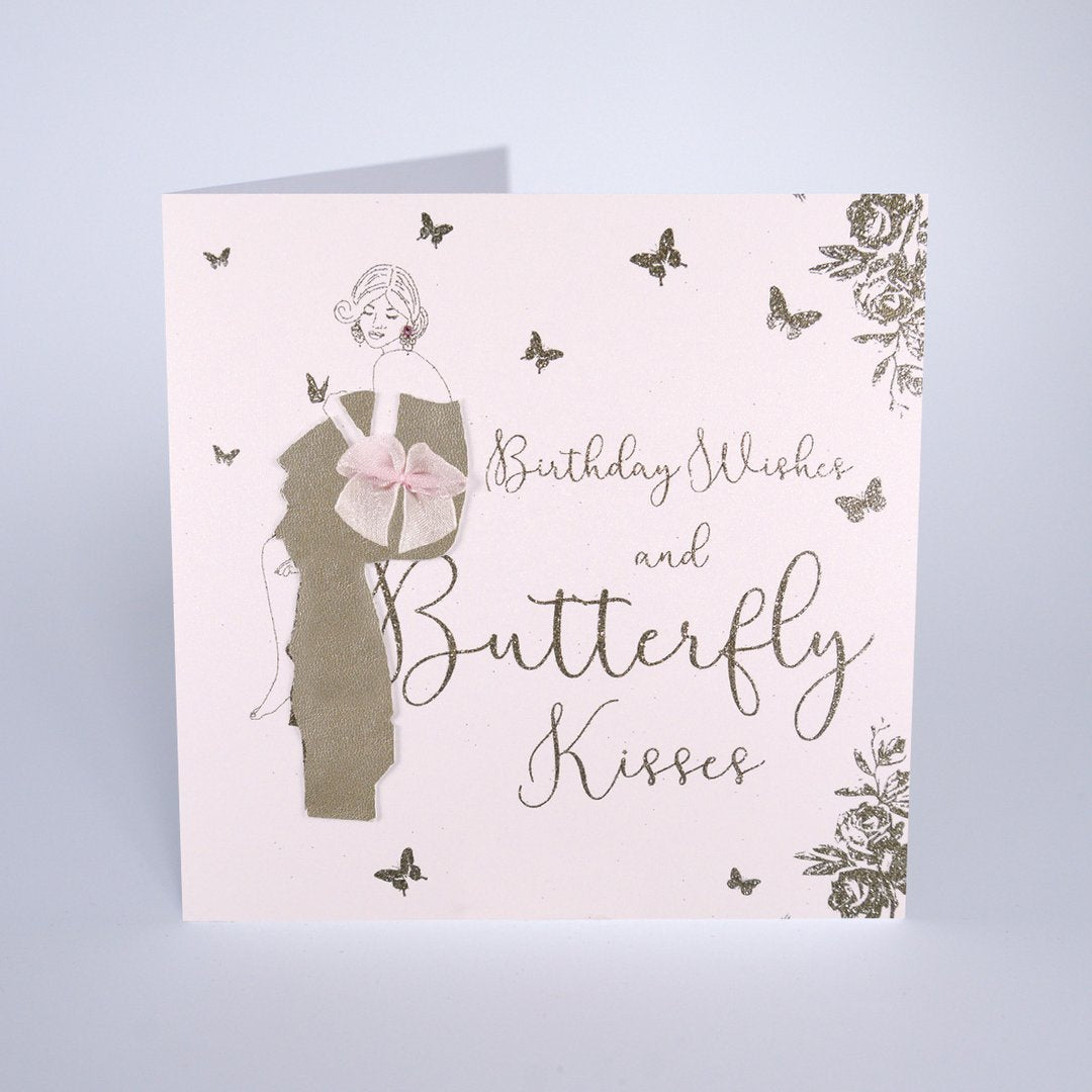 Five Dollar Shake Birthday Wishes & Butterfly Kisses Card