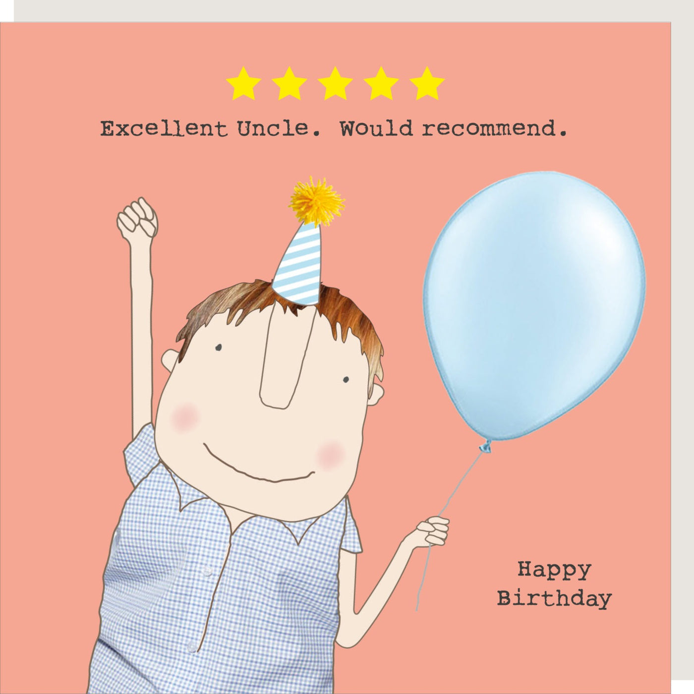 Rosie Made A Thing - Five Star Uncle - Blank Card