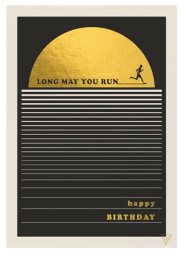 The Art File - Long May you Run Birthday Card
