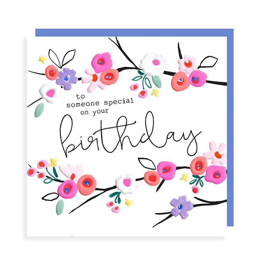 Rosanna Rossi To Someone Special on your Birthday Floral Card