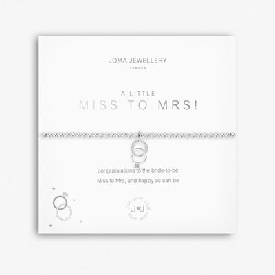 Joma Jewellery A Little 'Miss to Mrs' Silver Bracelet
