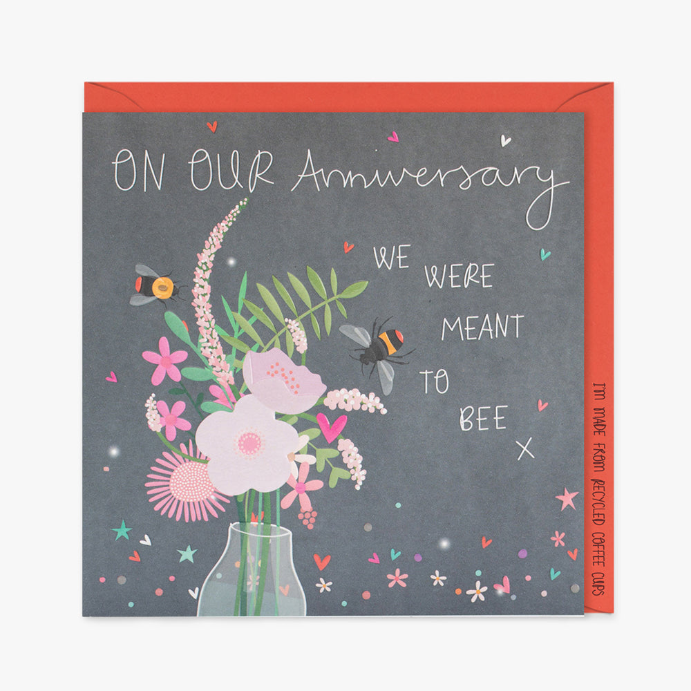 Belly Button On Our Anniversary - Meant to Bee Mini Card