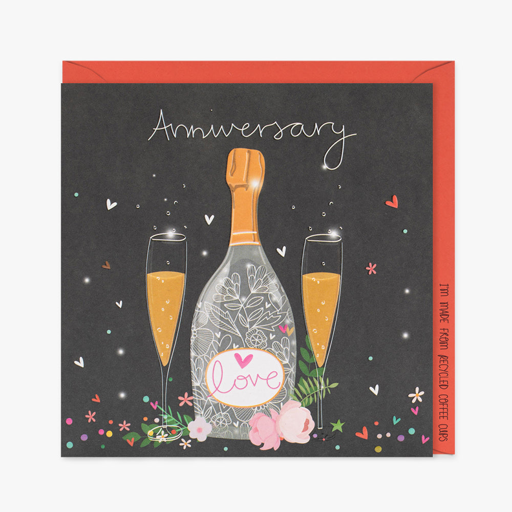 Belly Button Anniversary Bottle Small Card