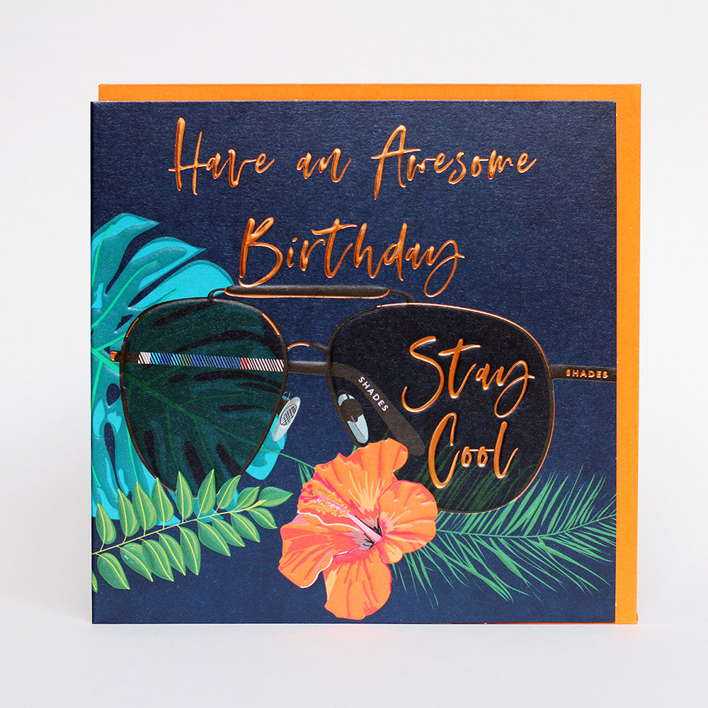 Belly Button Have an Awesome Birthday Stay Cool Card