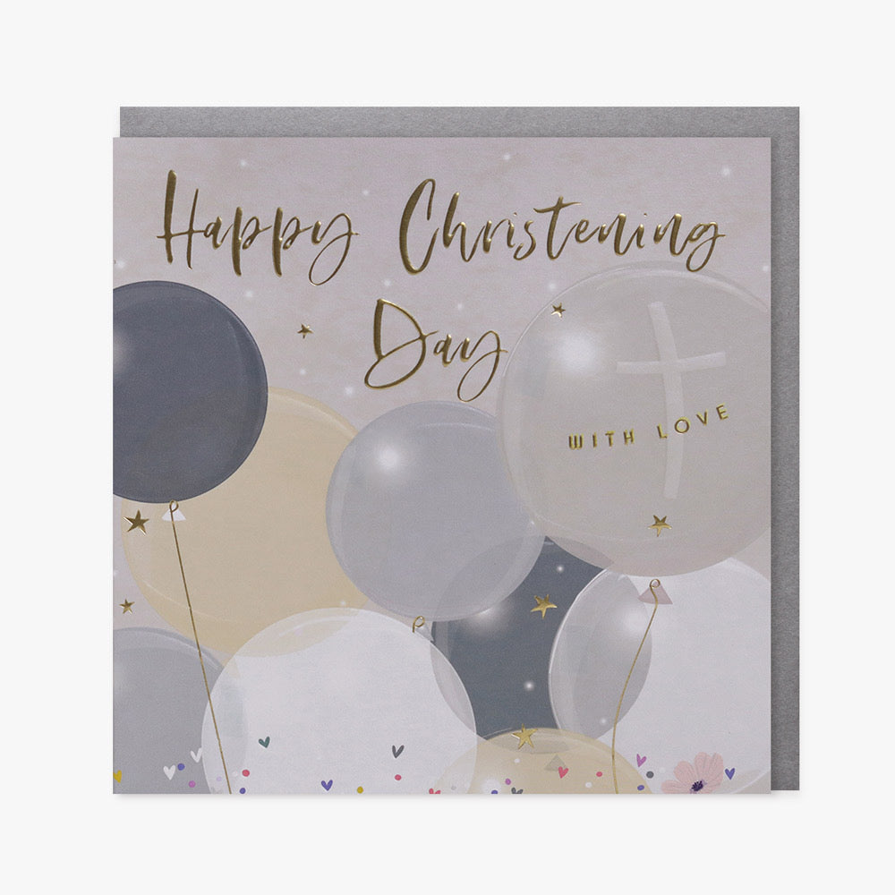 Belly Button Happy Christening Day With Love Card