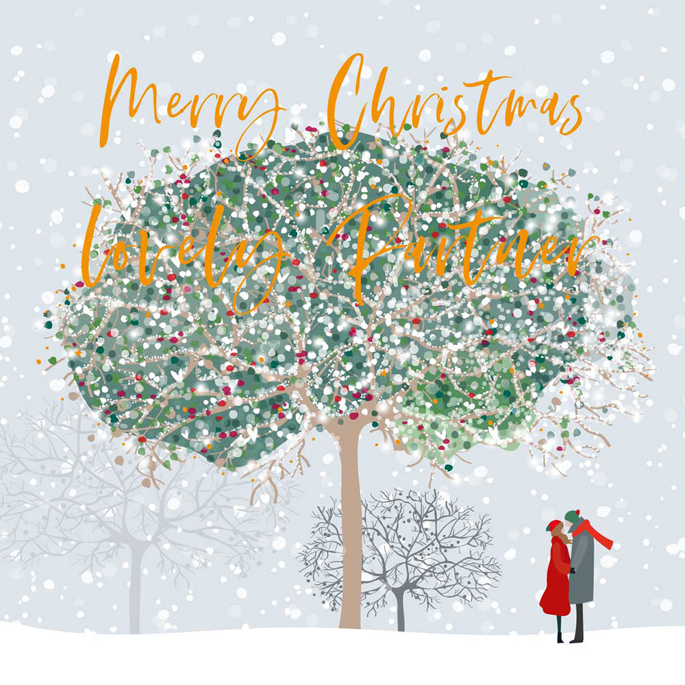 Belly Button Merry Christmas Lovely Partner Tree Card