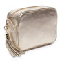 Elie Beaumont Designer Leather Crossbody Bag - Metallic Gold (GOLD Fittings)