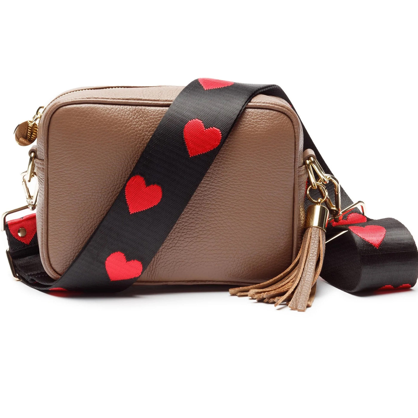 Red Hearts Adjustable Crossbody Bag Strap