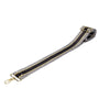 Elie Beaumont Designer METALLIC BLACK/ GOLD STRIPE Adjustable Crossbody Bag Strap (GOLD Fittings)
