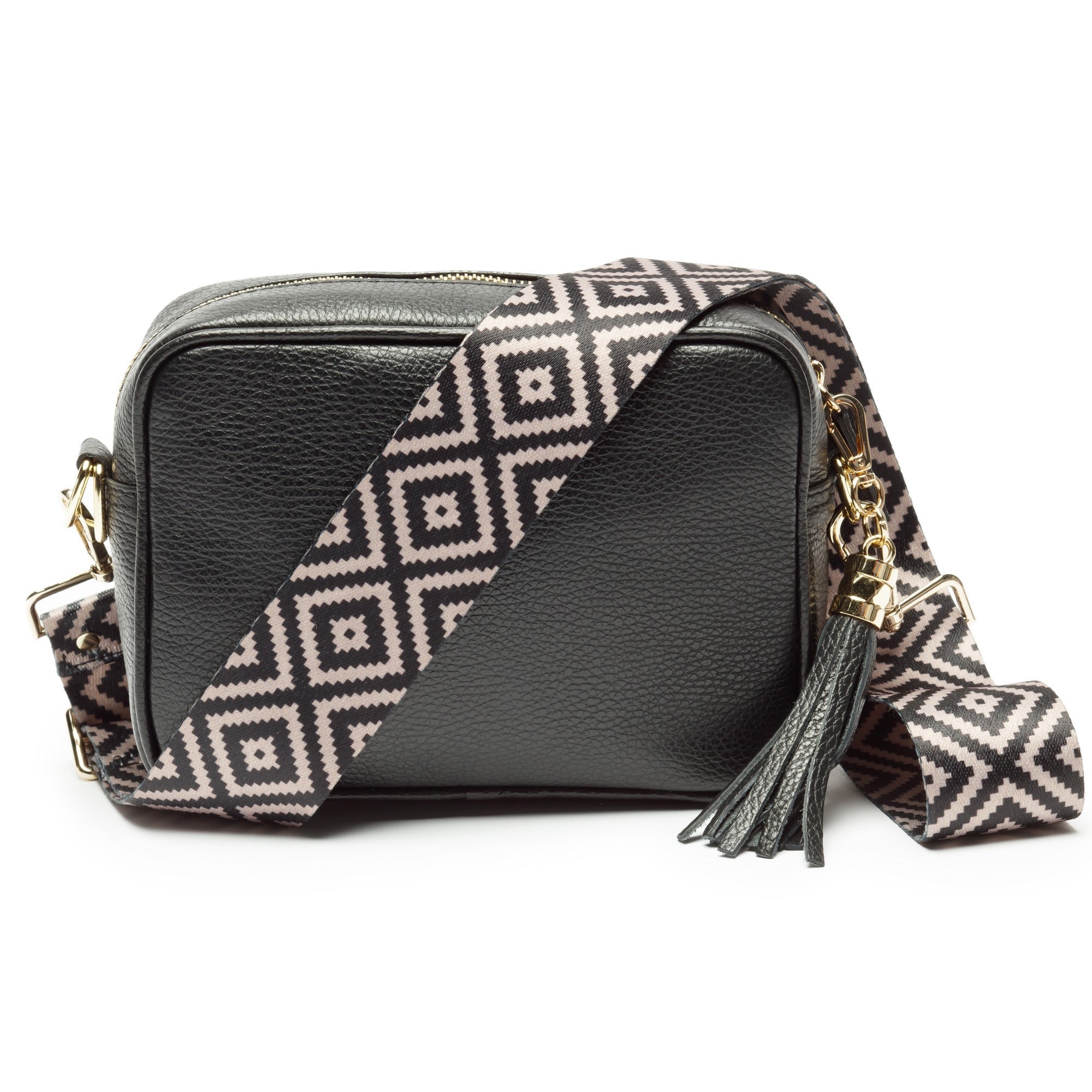 Elie Beaumont Designer DIAMONDS Adjustable Crossbody Bag Strap (GOLD Fittings)