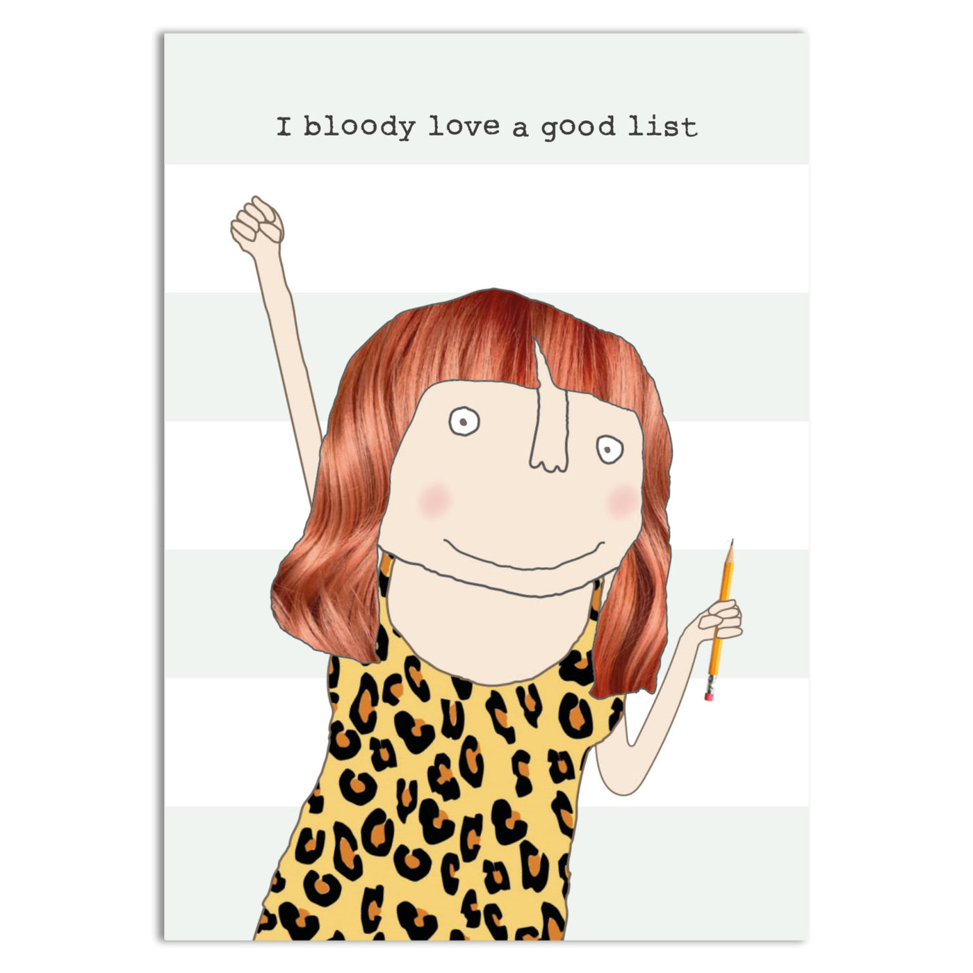 Rosie Made A Thing - Bloody Good List - A6 Lined Notebook