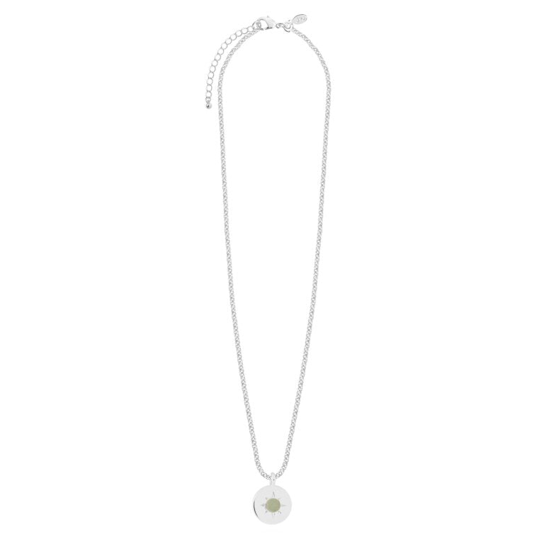 Joma Jewellery A Little Birthstone Necklace - August Aventurine