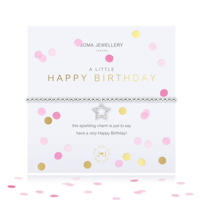 Joma Jewellery Confetti Happy Birthday Bracelet
