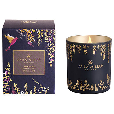 Sara Miller Candle- Amber, orchid & Lotus Blossom