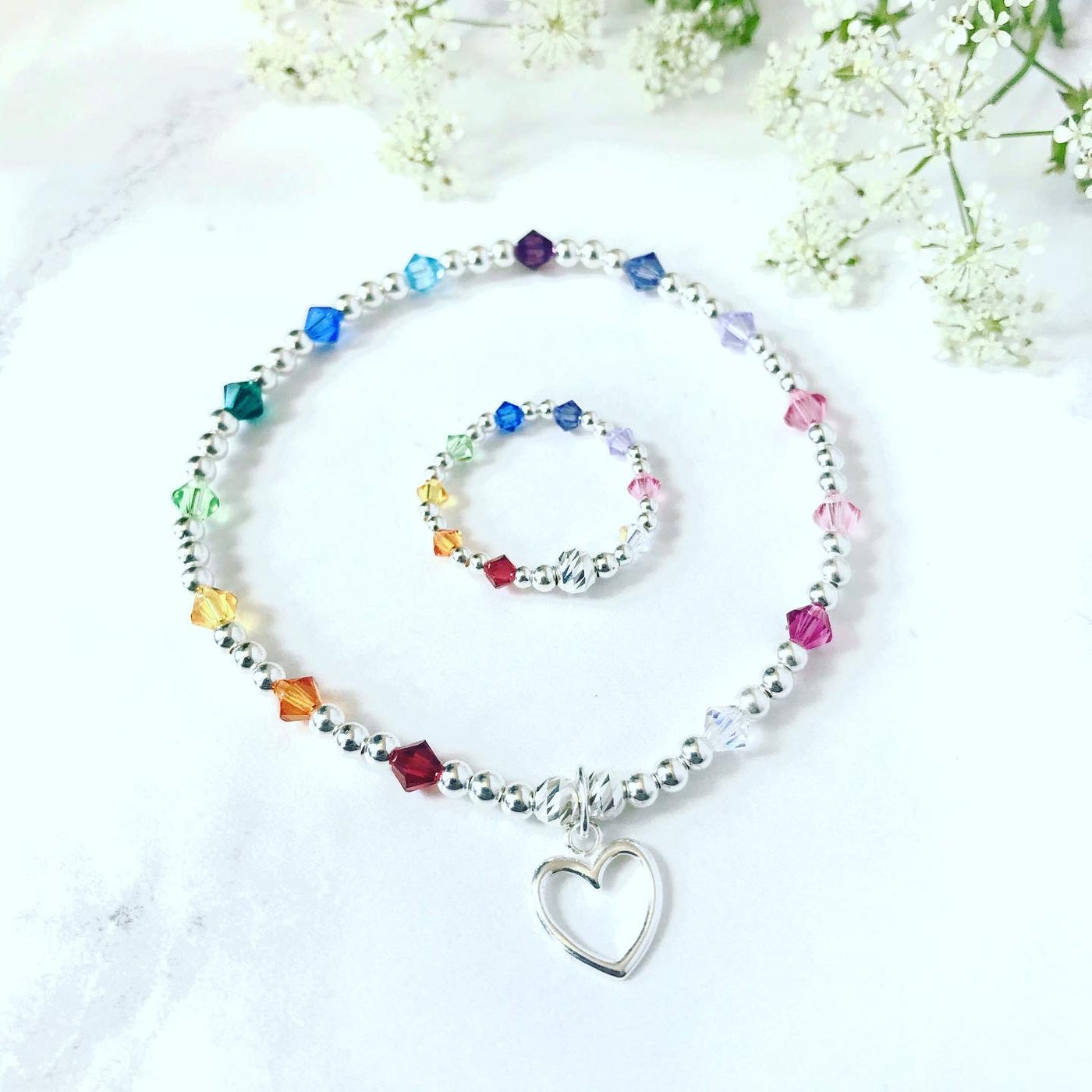 Jolu Jewellery Rainbow Love Kids/Teen Bracelet 🌈