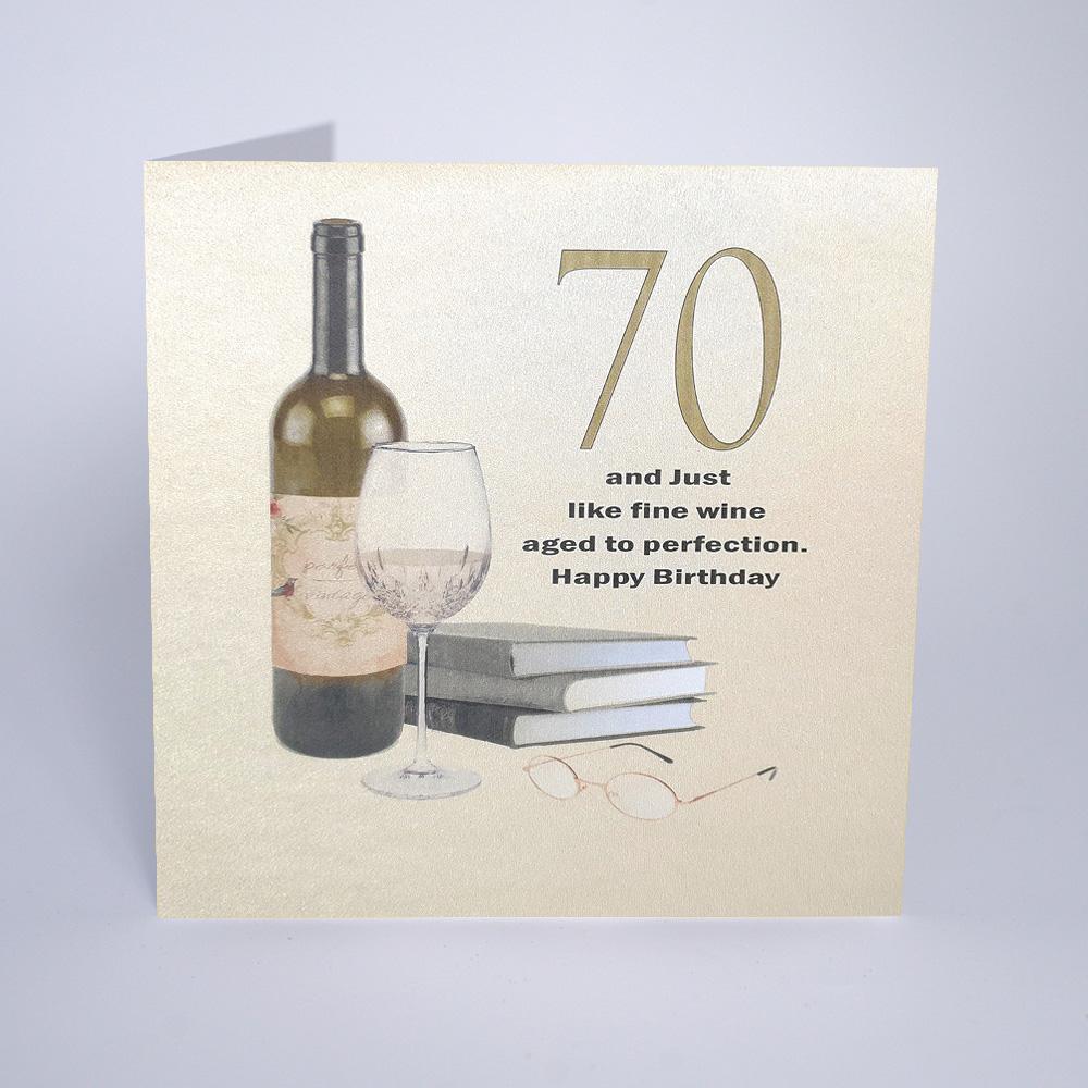 Five Dollar Shake 70 Aged to Perfection Birthday Card