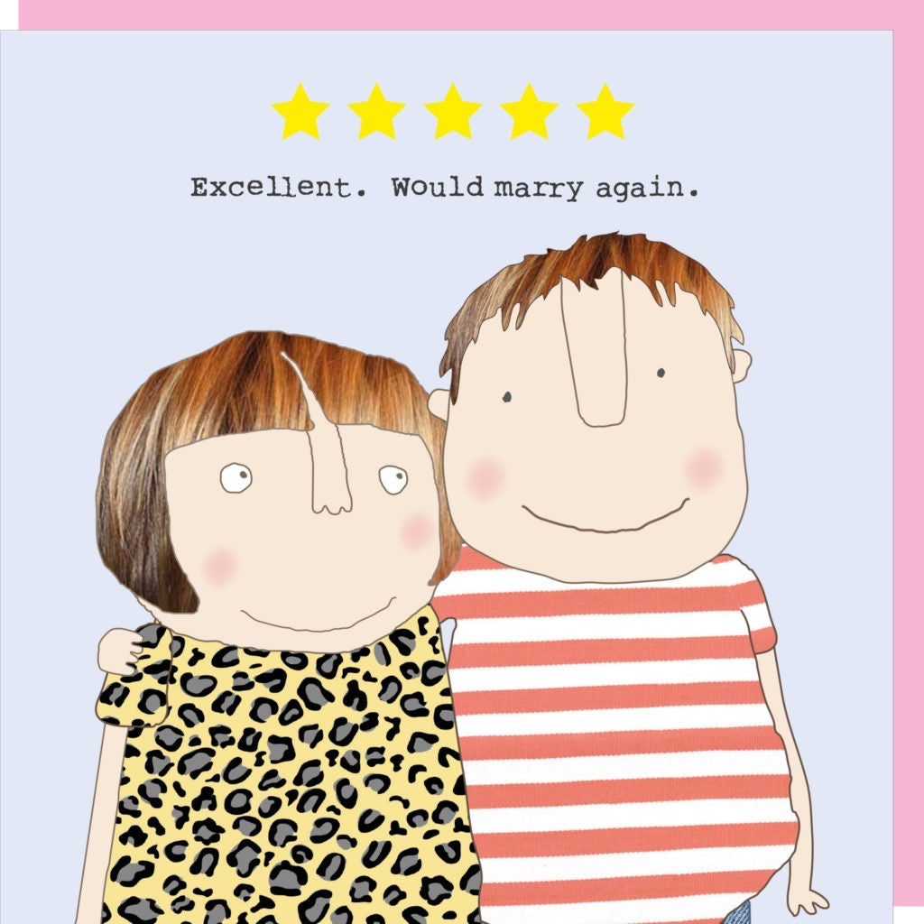 Rosie Made A Thing - Five Star Love - Blank Card