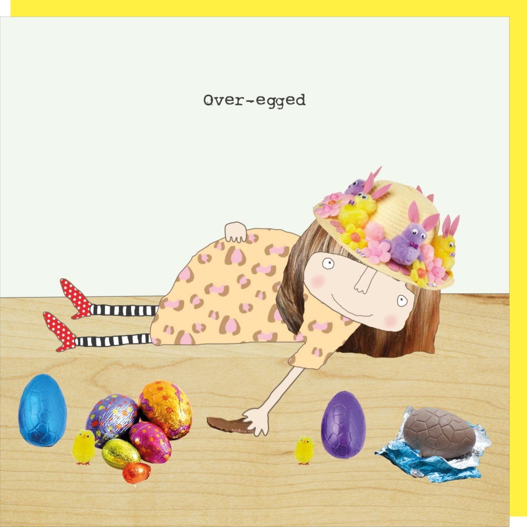 Rosie Made A Thing - Over Egged - Blank Card