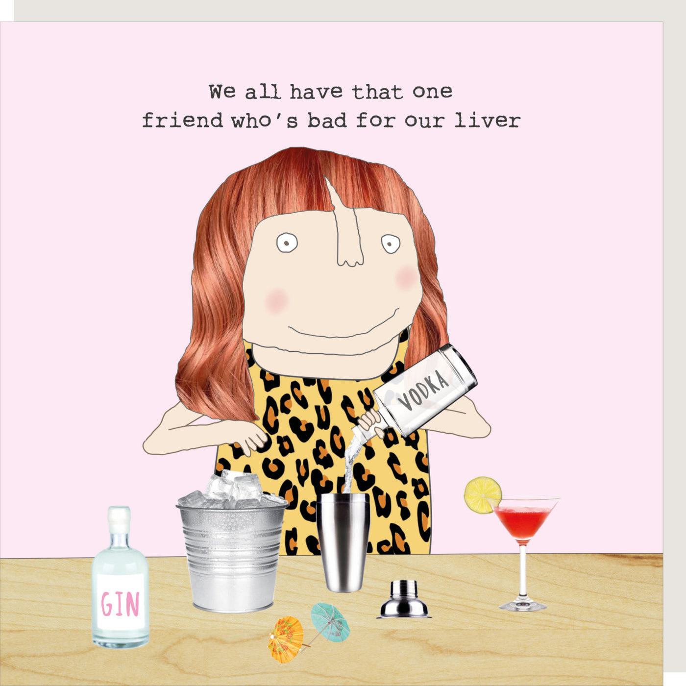 Rosie Made A Thing - Friend Liver - Blank Card