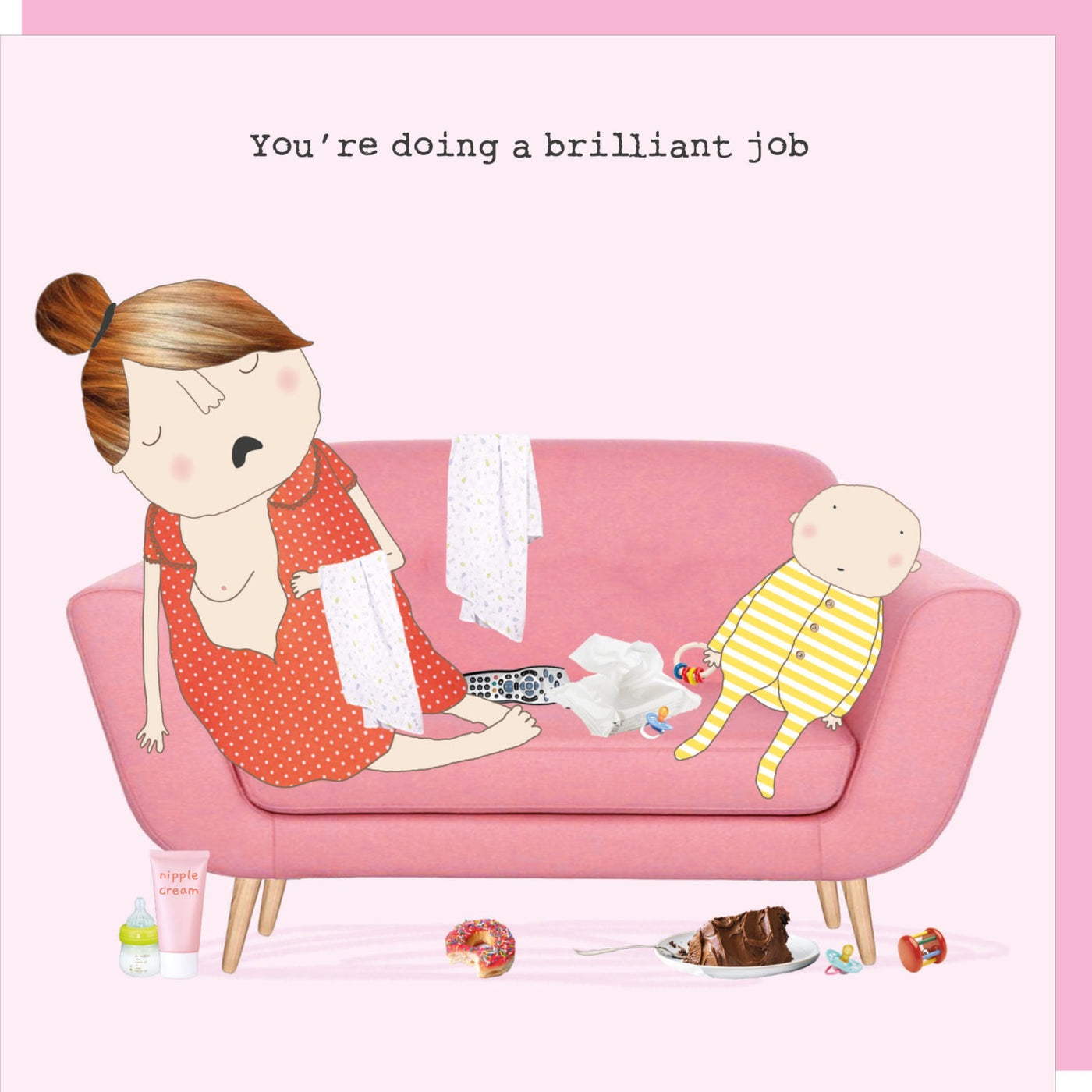 Rosie Made A Thing - Brilliant Job - Blank Card