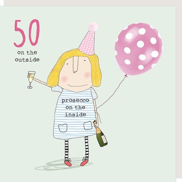 Rosie Made A Thing - Girl 50 - Blank Card
