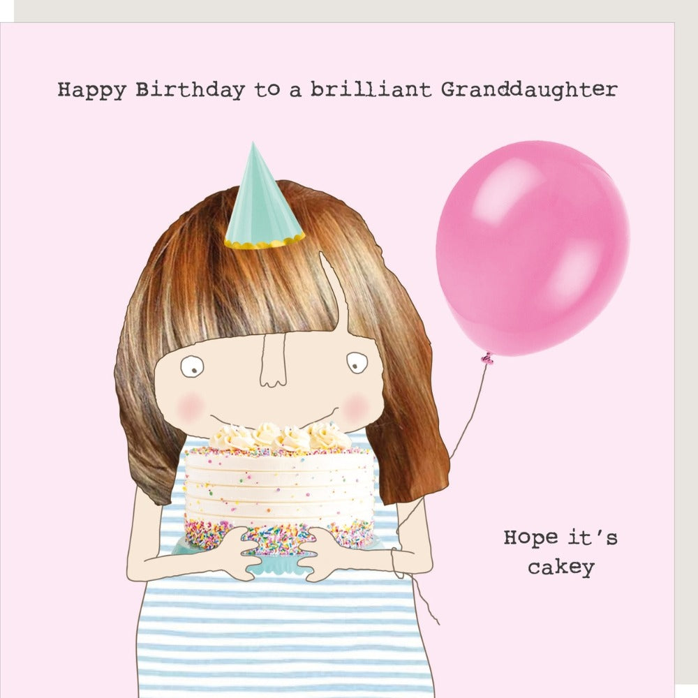 Rosie Made A Thing - Granddaughter Cakey - Birthday Card