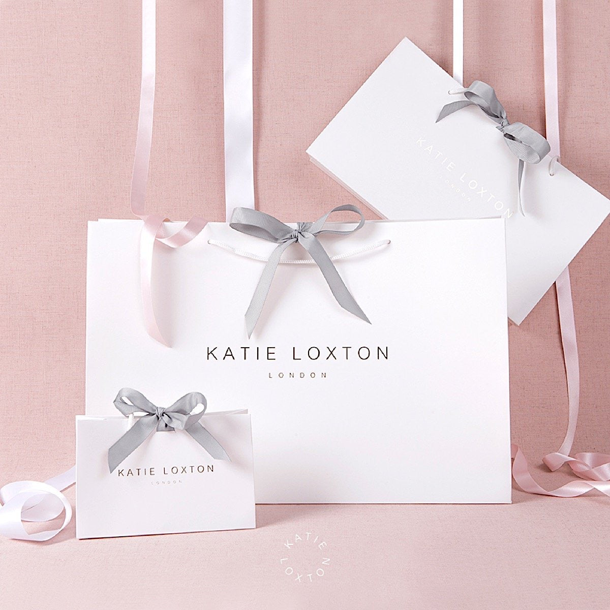 Katie Loxton Perfect Pouch - Amazing Friend - Pale Grey