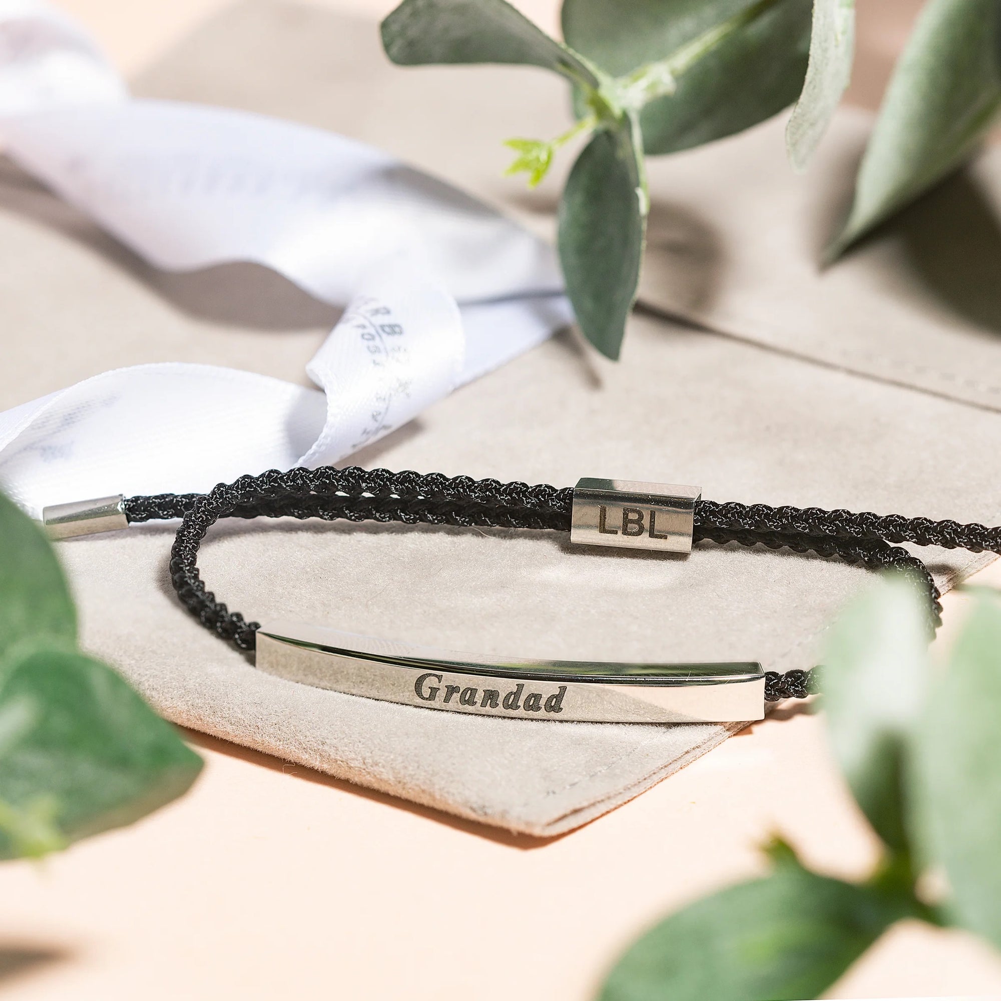 Letterbox Love MENS Cord Bracelet -Grandad