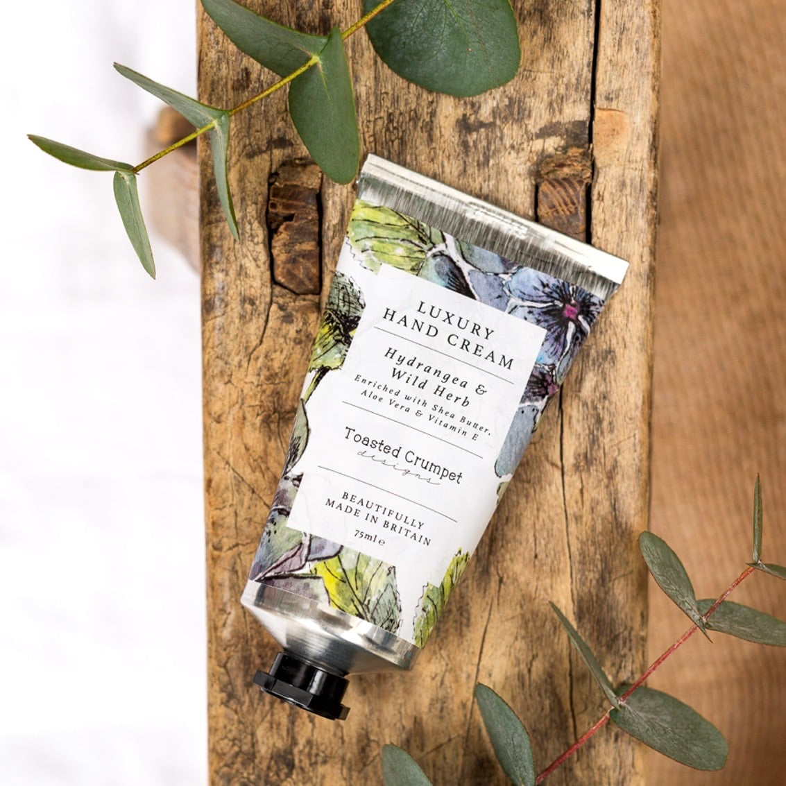 Toasted Crumpet - Hydrangea & Wild Herb Luxury Hand Cream - 75ml