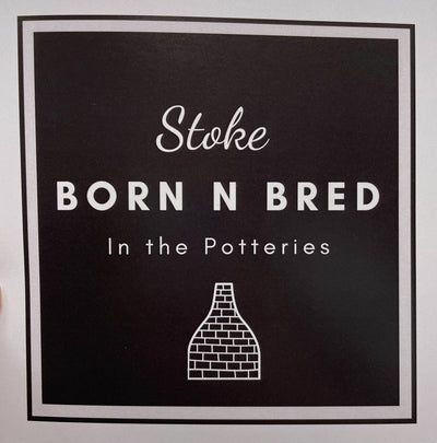 Jolu Stoke Born n Bred in the Potteries Blank Card