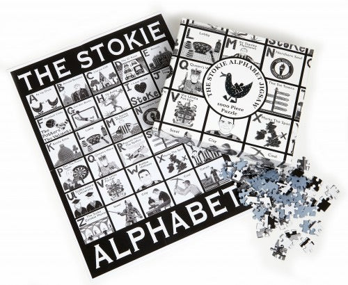 Moorland Pottery Stokie Alphabet Jigsaw - 1000 piece