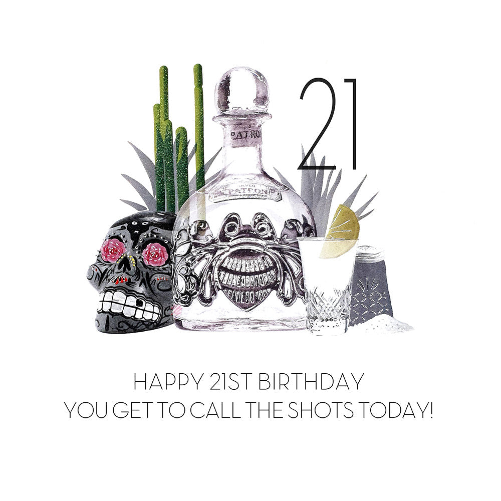 Five Dollar Shake 21 You Call The Shots Birthday Card