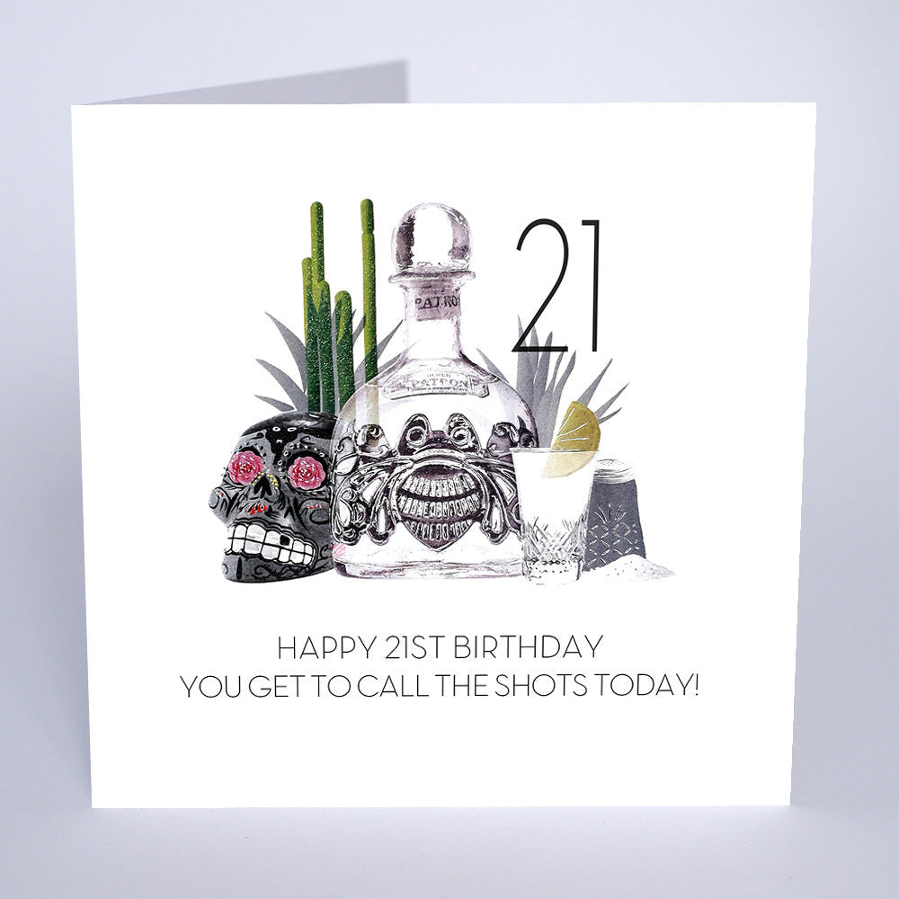Five Dollar Shake 21 You Call The Shots Birthday Card