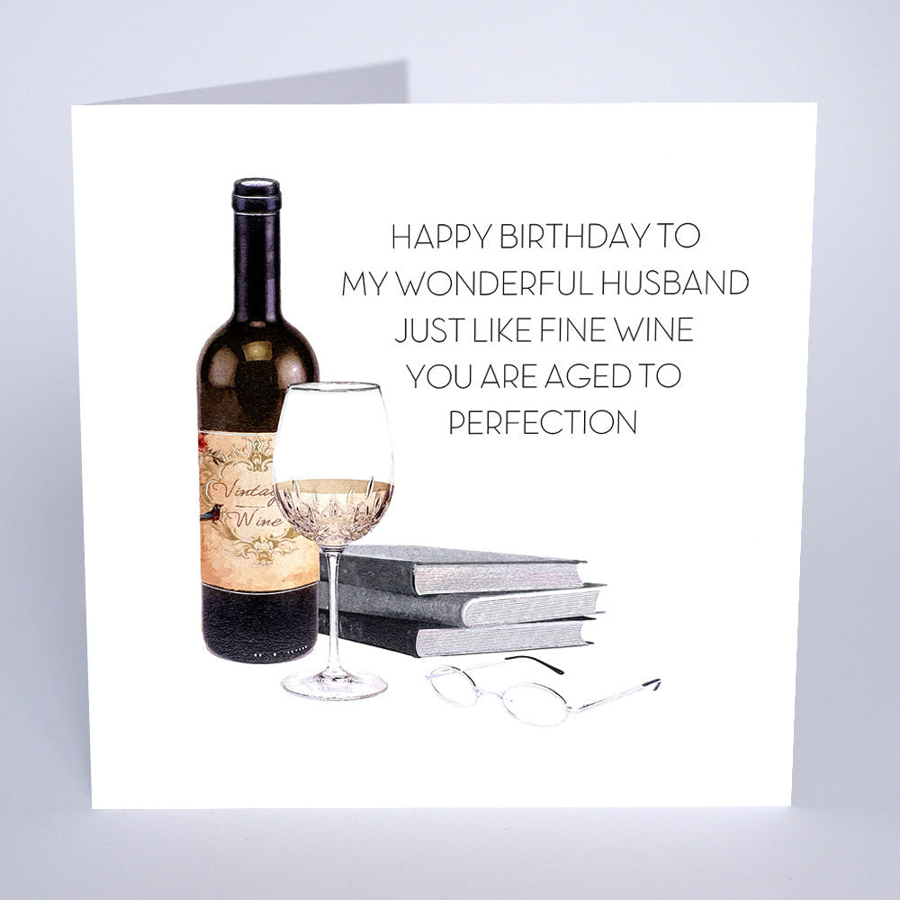 Five Dollar Shake Husband Aged To Perfection Birthday Card