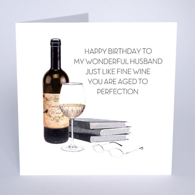 Five Dollar Shake Husband Aged To Perfection Birthday Card