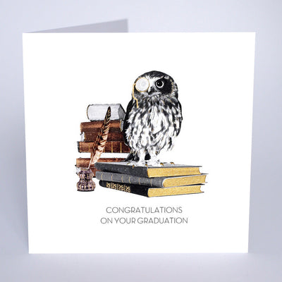 Five Dollar Shake Congratulations on Your Graduation Owl Card