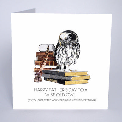 Five Dollar Shake Fathers Day Wise Old Owl Card