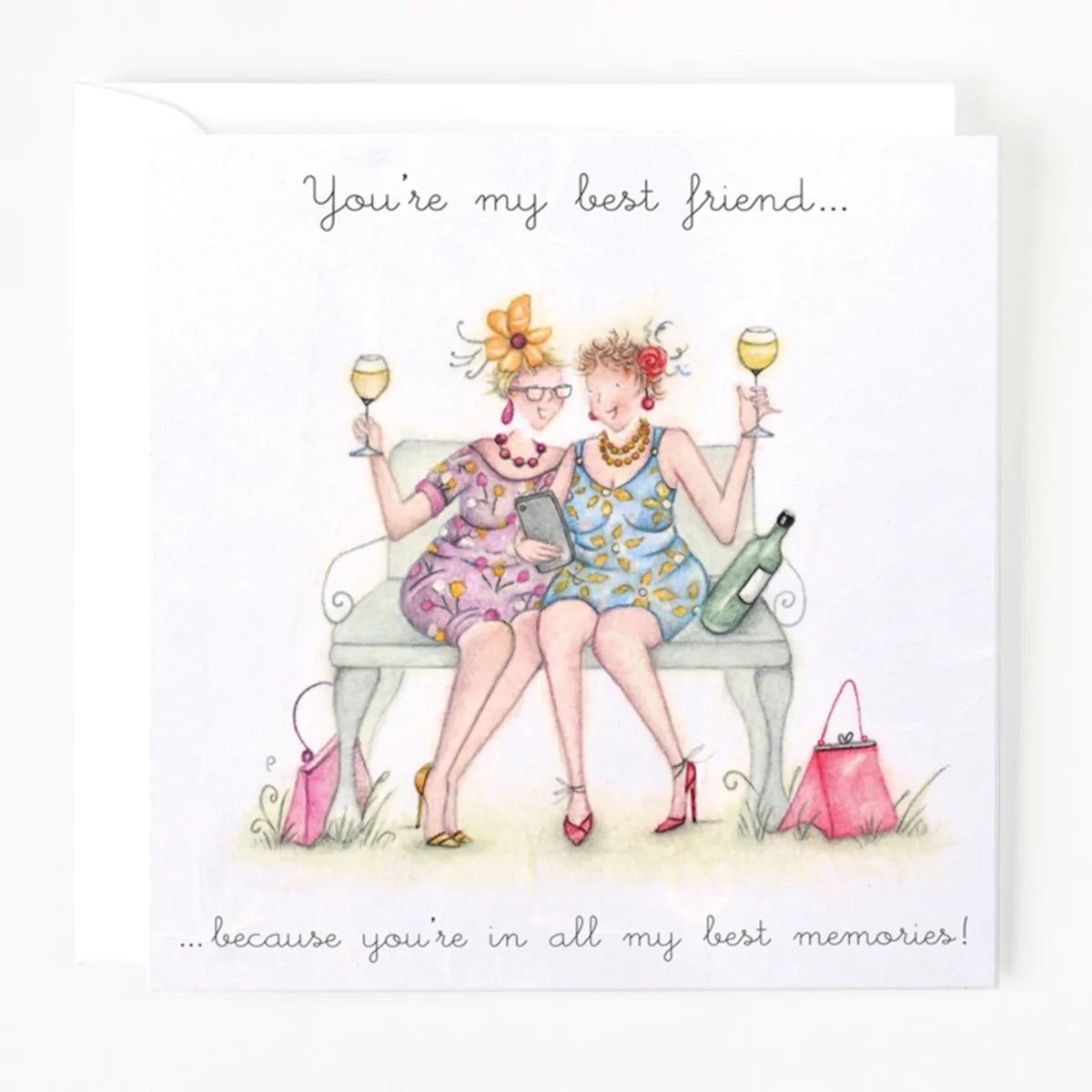 Berni Parker Blank Card -You're my Best Friend